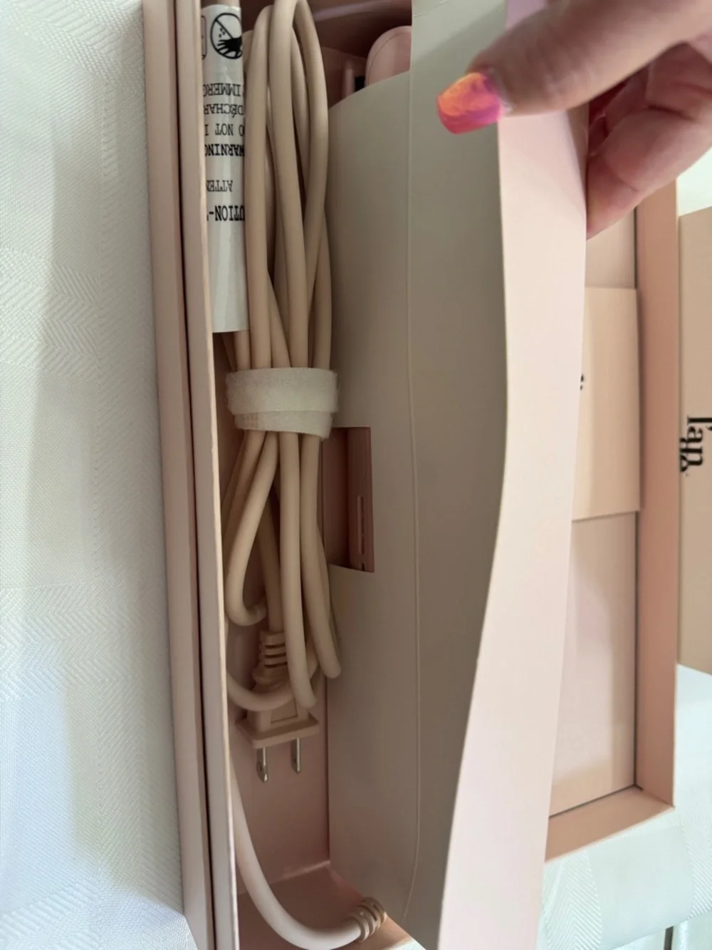 Lange Blush Le Duo 360 Airflow Hair Straightener / Styling Iron. 3 Piece Set.